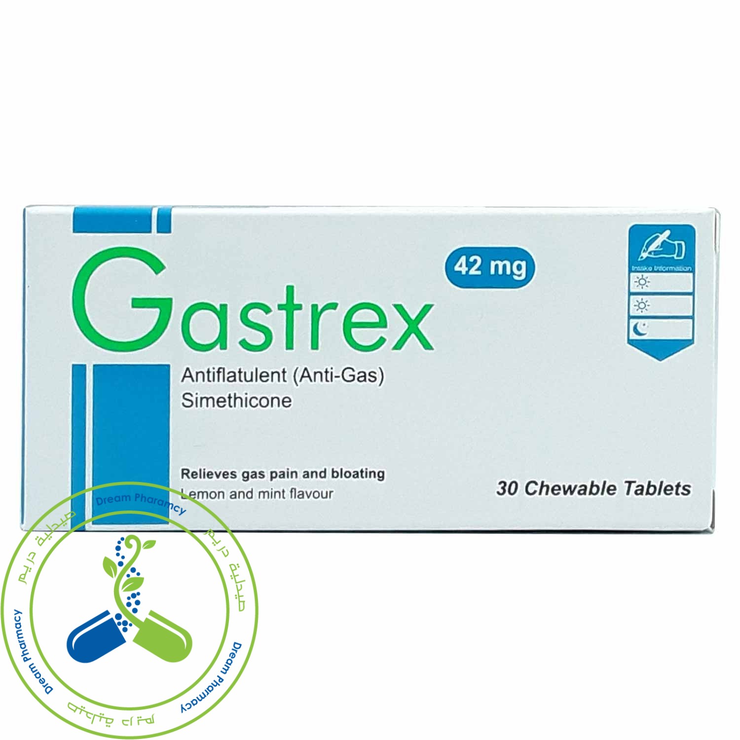 Gastrex 42 MG Tab 30's - Dream Pharmacy